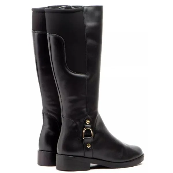 BOTAS ALTAS NEGRAS MUJER MOD. GUETTY