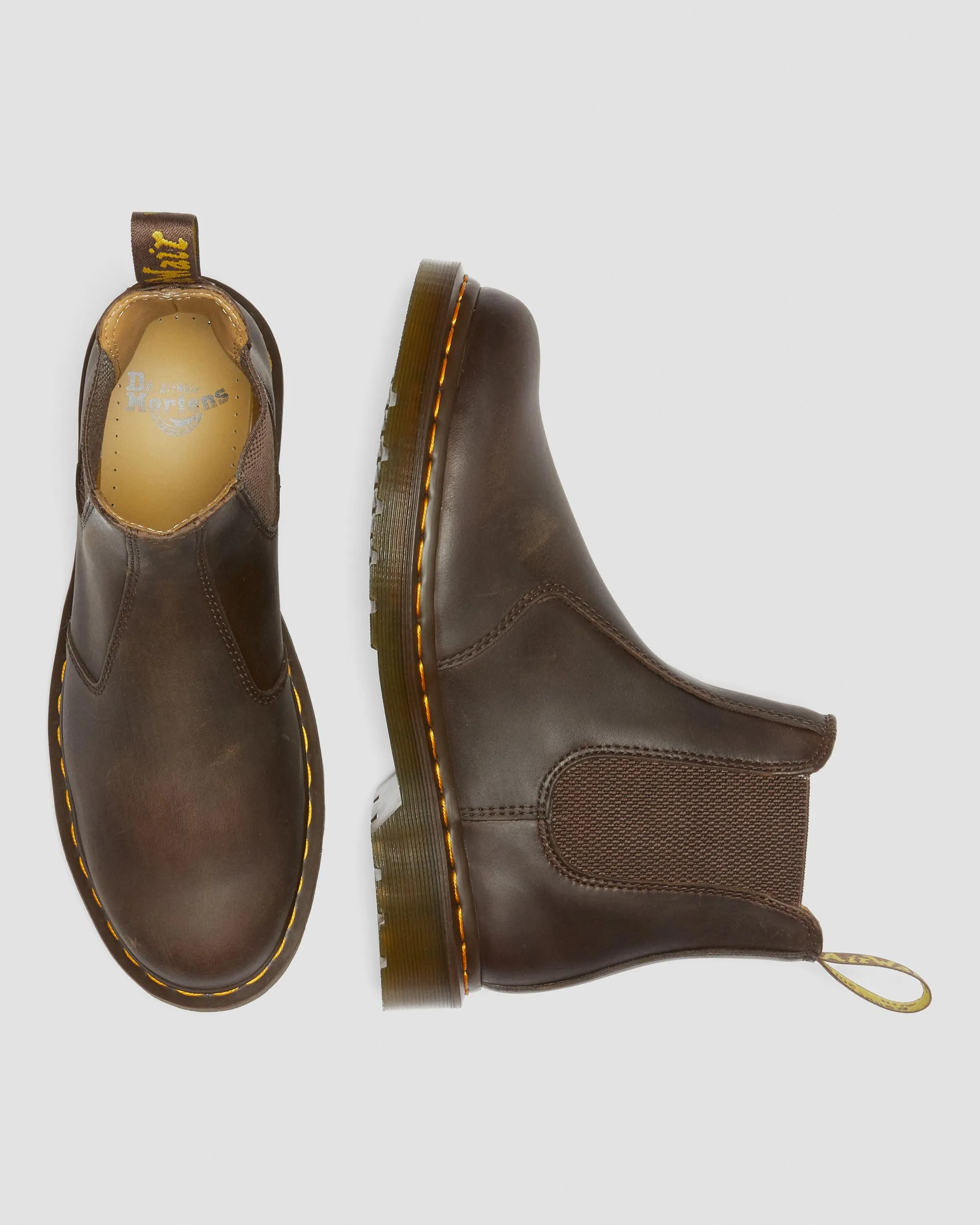 Botas Chelsea 2976 Yellow Stitch de piel Crazy Horse