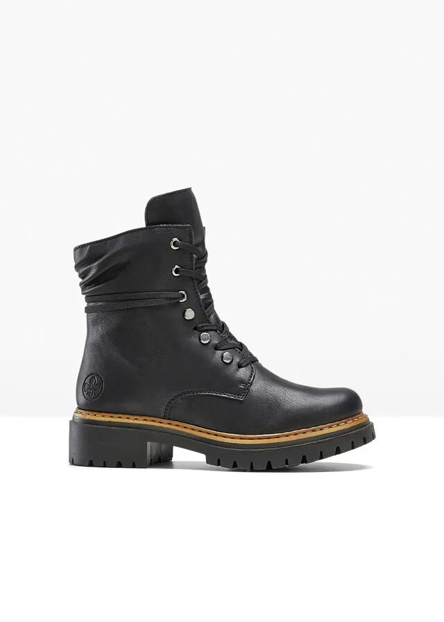 Botas con cordones de Rieker Negro