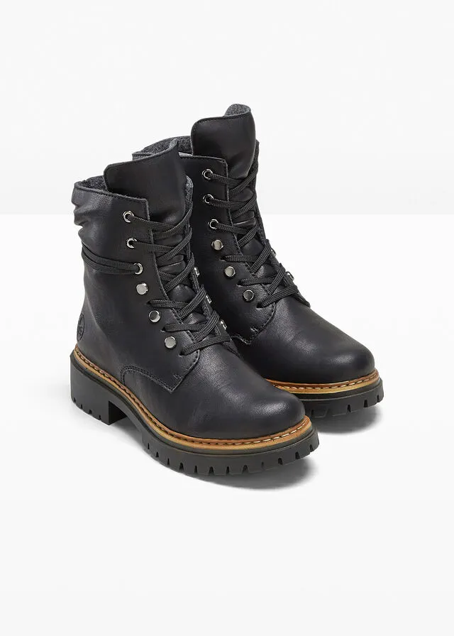 Botas con cordones de Rieker Negro