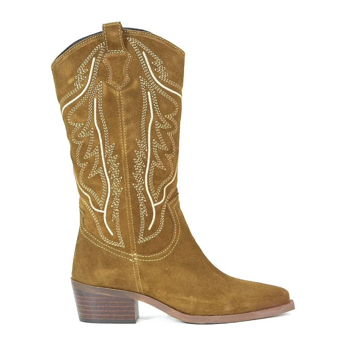 BOTAS COWBOY MUJER LIA TABACO