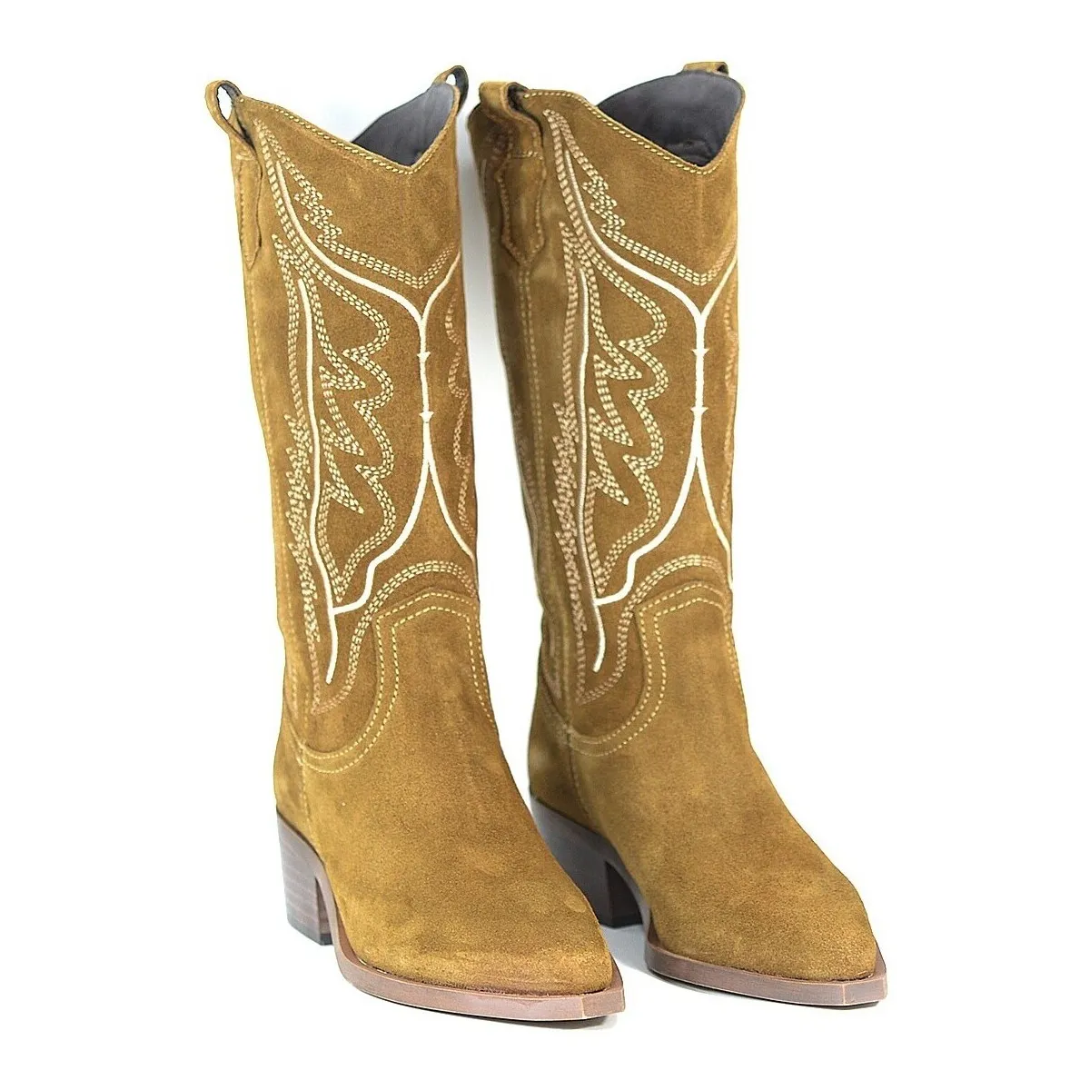 BOTAS COWBOY MUJER LIA TABACO
