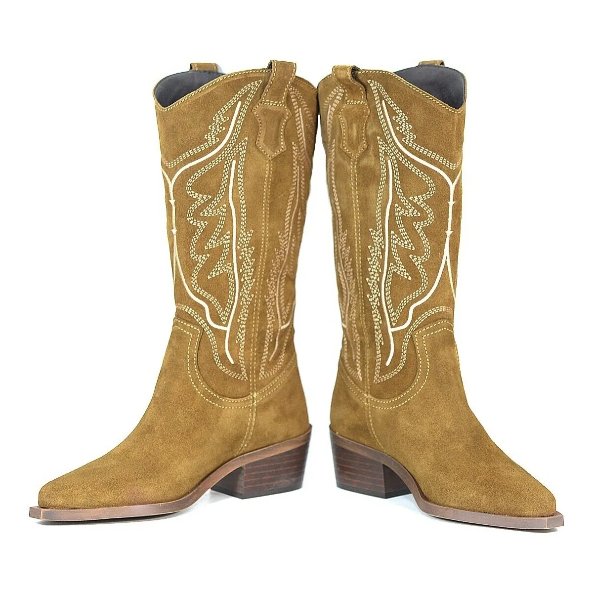 BOTAS COWBOY MUJER LIA TABACO