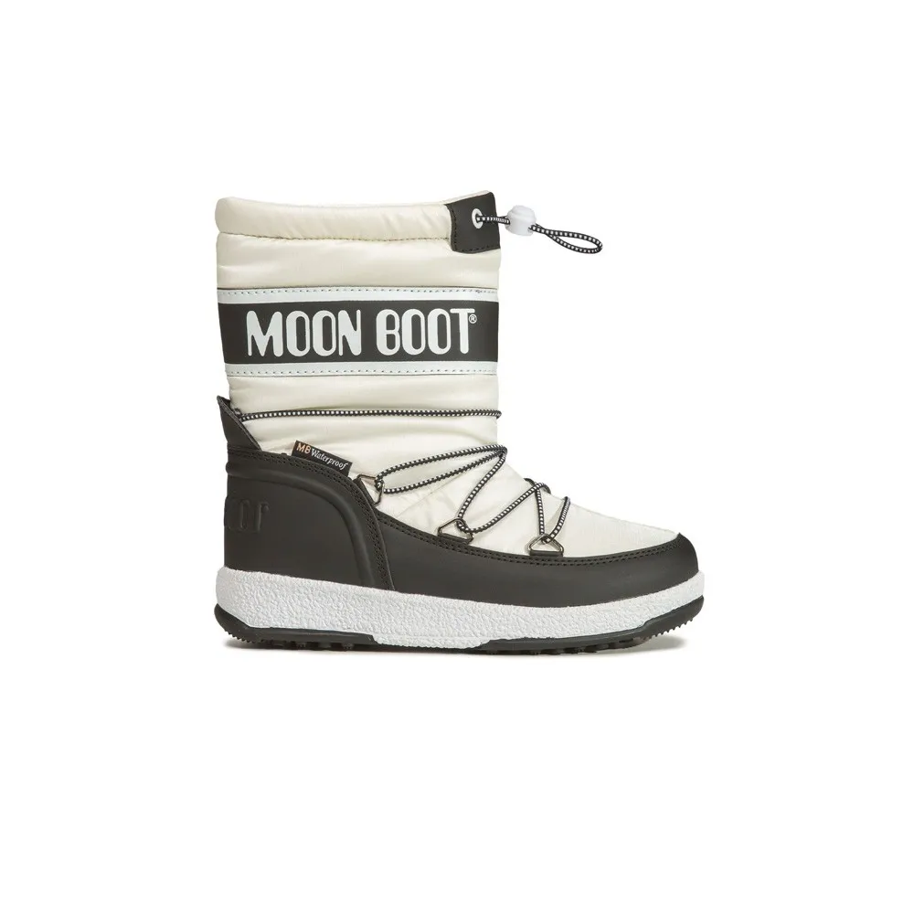 Botas de Niño MOON BOOT JR BOY LACED UP BOOT Color Blanco y Negro