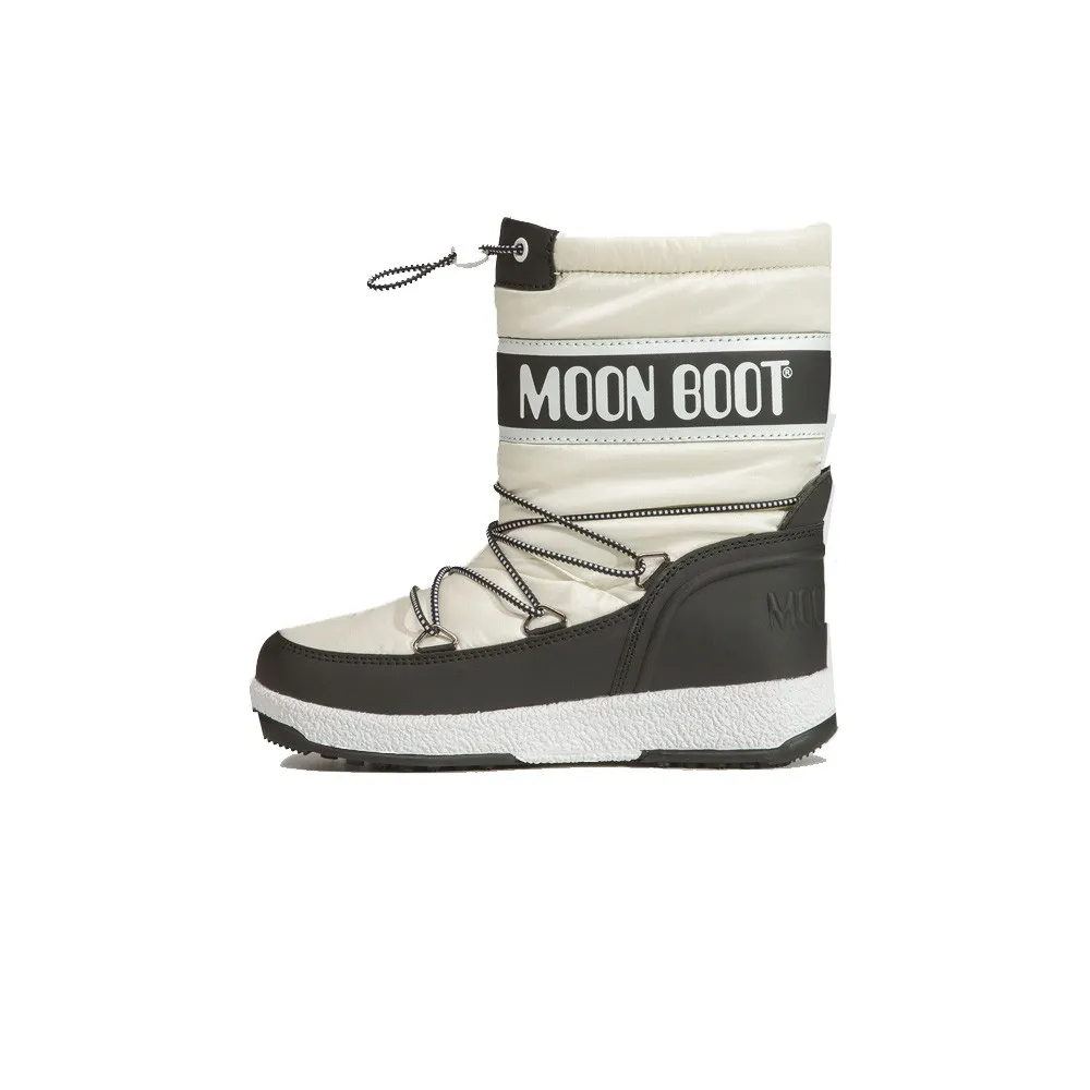 Botas de Niño MOON BOOT JR BOY LACED UP BOOT Color Blanco y Negro