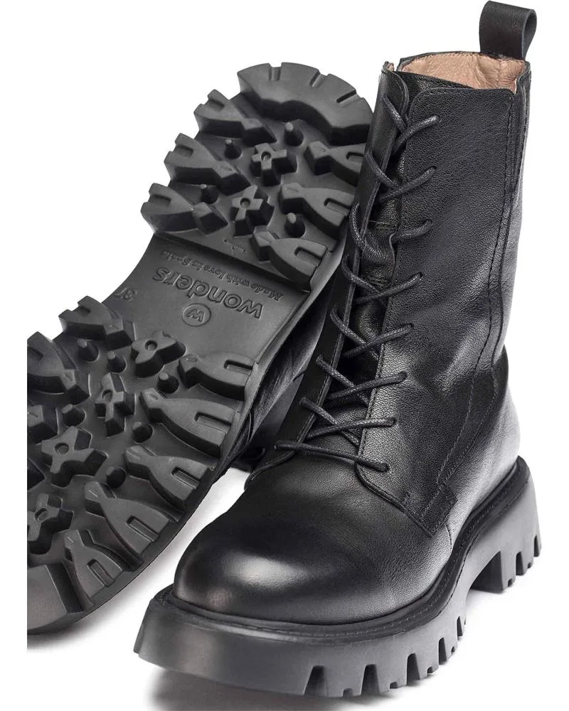 BOTAS WONDERS  DE MUJER BOTAS C7502 CAMILA  NEGRO