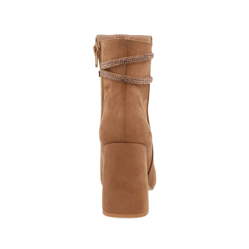 Botin de Vestir Xmichigan color Camel para Mujer