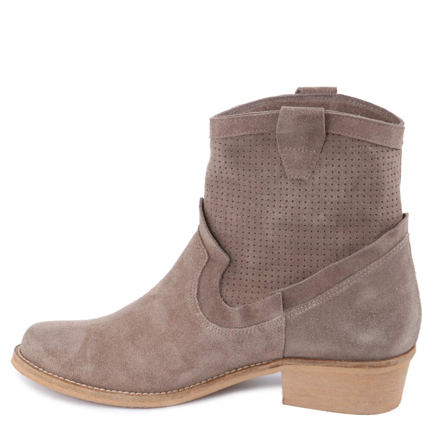 Botines beige mujer  Calca