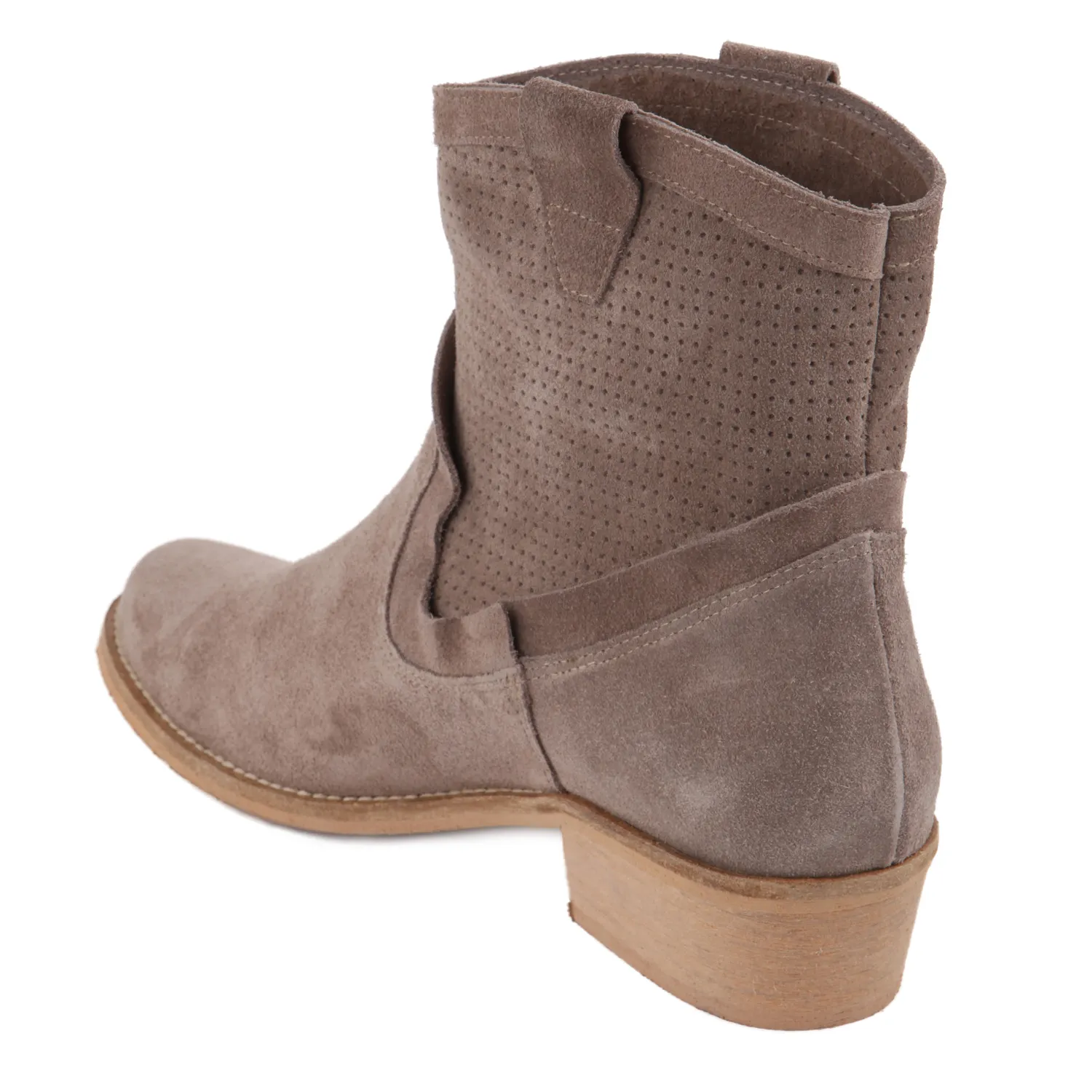 Botines beige mujer  Calca