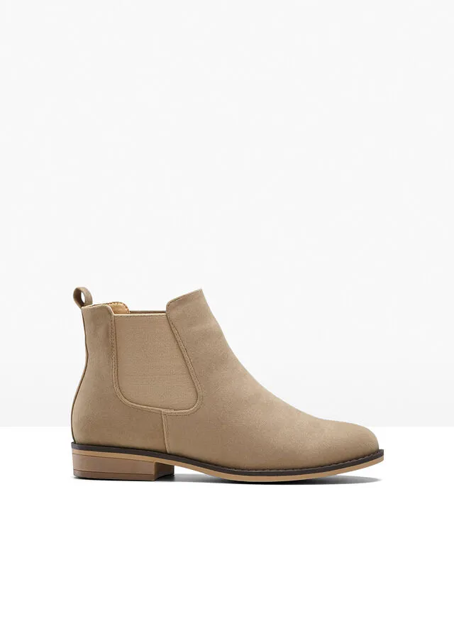 Botines Chelsea Beige