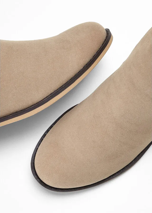 Botines Chelsea Beige