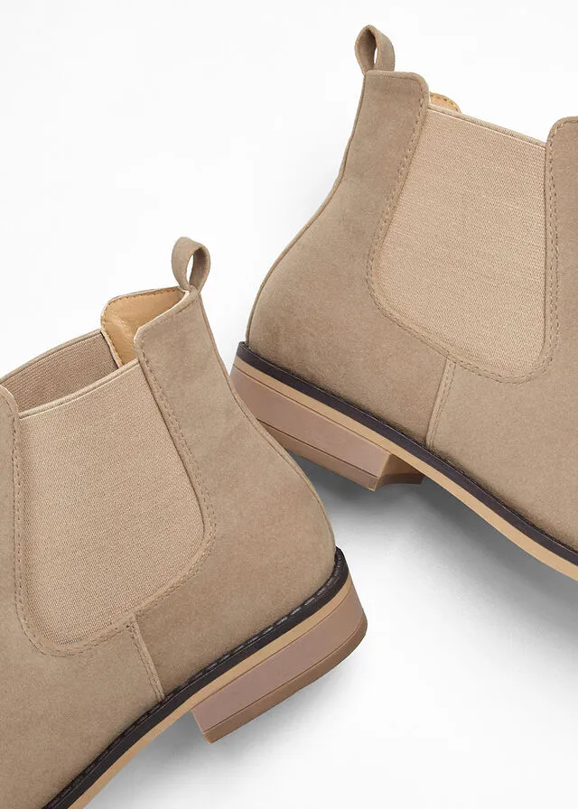 Botines Chelsea Beige