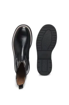 Botines Chelsea de piel con monograma Double B
