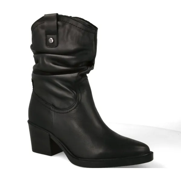 BOTINES COWBOY MUJER PIEL MOD. COUNTRY NEGRO