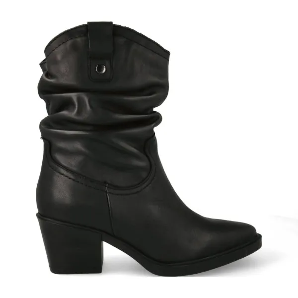 BOTINES COWBOY MUJER PIEL MOD. COUNTRY NEGRO