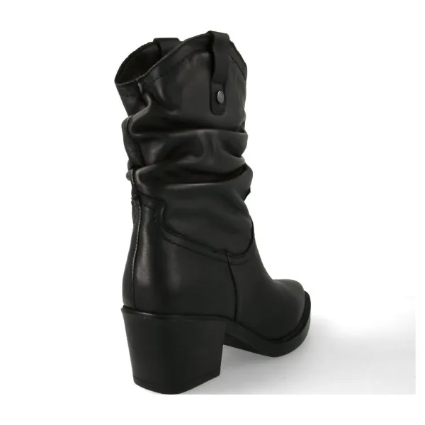 BOTINES COWBOY MUJER PIEL MOD. COUNTRY NEGRO