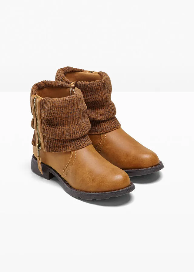 Botines Coñac marrón
