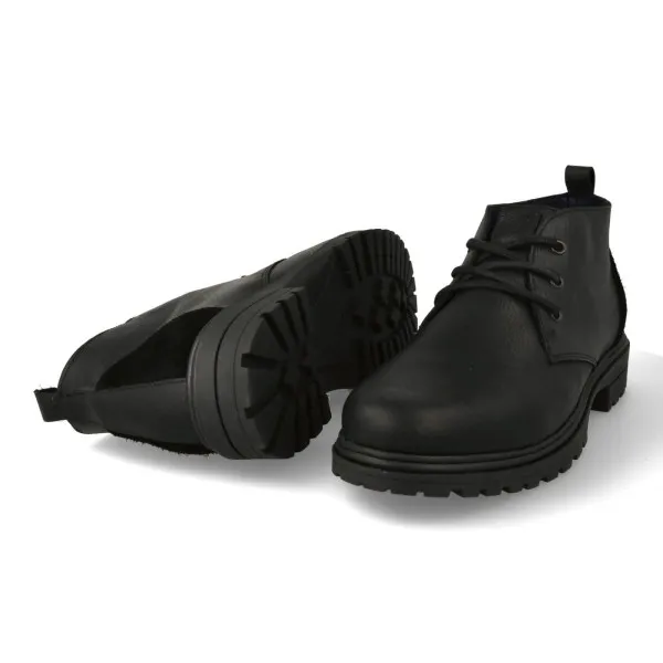 BOTINES HOMBRE CASUAL NEGRO MOD. BASTIAN