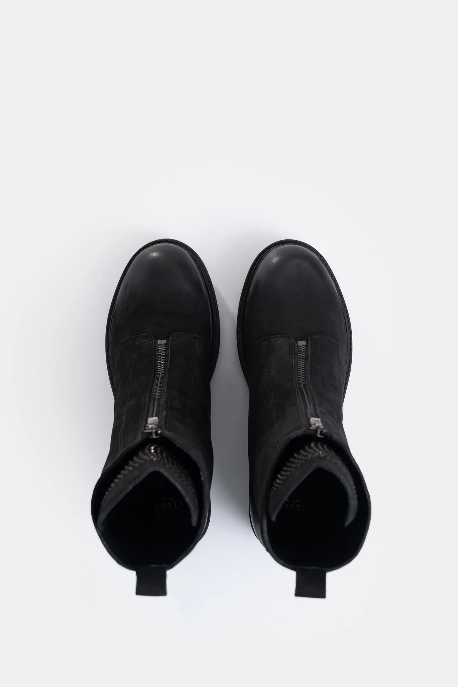 Botines militares Umbra de cuero para mujer aplique brillo