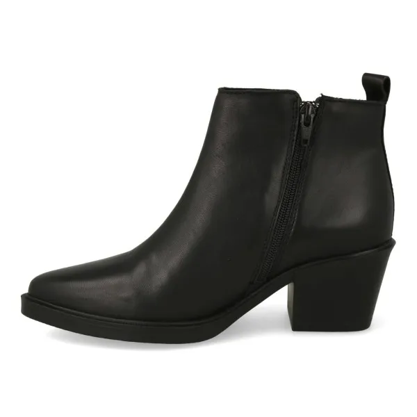 BOTINES MUJER NEGROS PIEL MOD. SIMONE