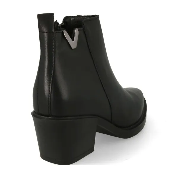 BOTINES MUJER NEGROS PIEL MOD. SIMONE