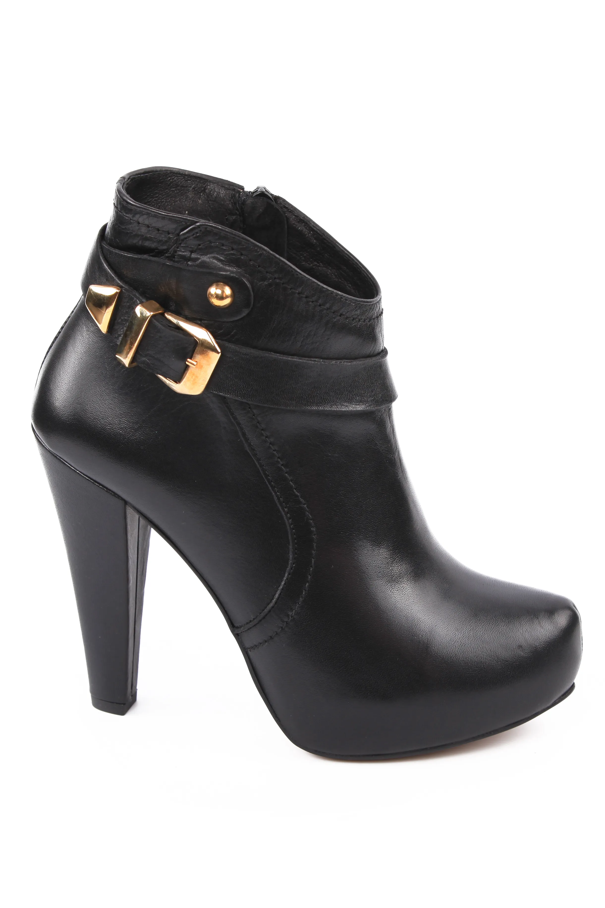 Botines negros tacon aguja mujer Oii Shoes