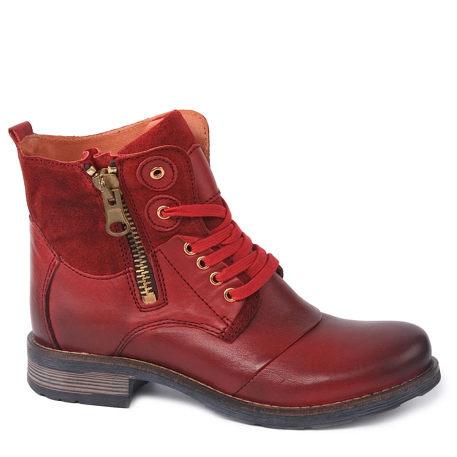 Botines rojas mujer Ponto Quente