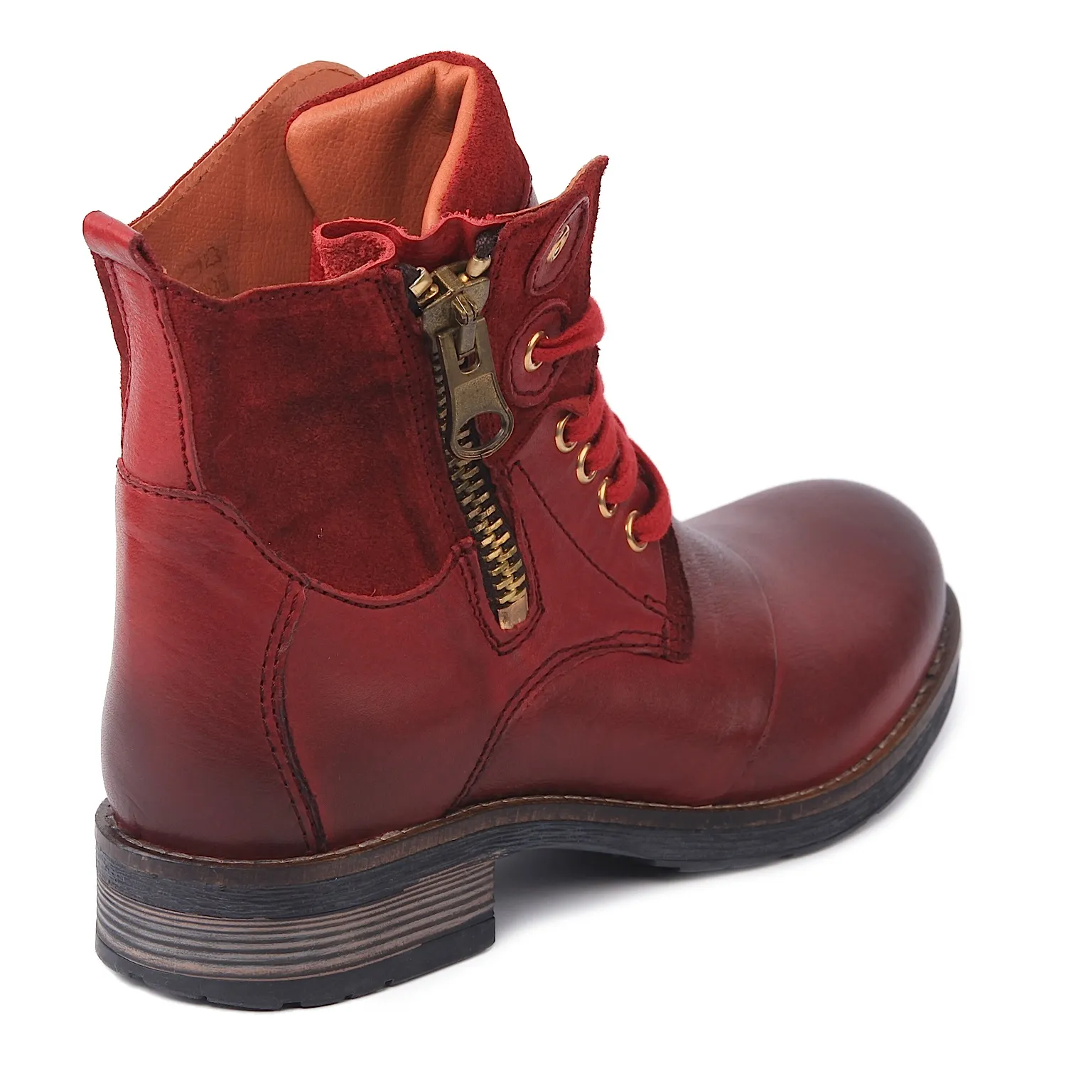 Botines rojas mujer Ponto Quente
