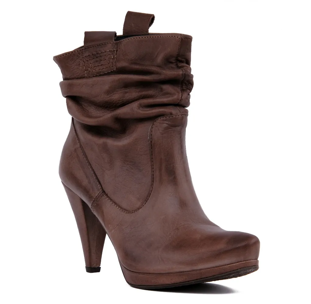 Botines topo mujer tacón fino Samelli