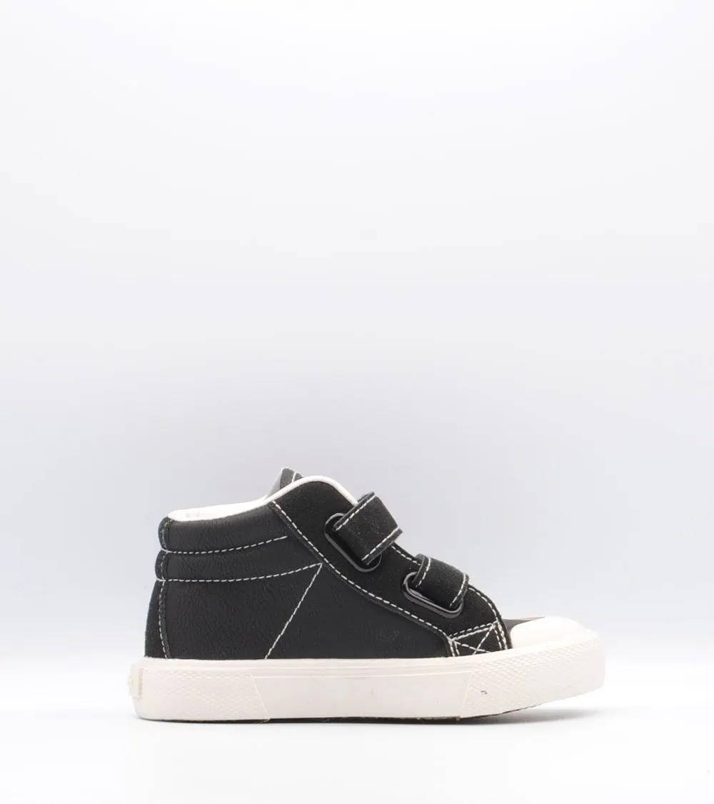 BOTÍN VICTORIA TRIBU VELCRO V LATERAL NEGRO