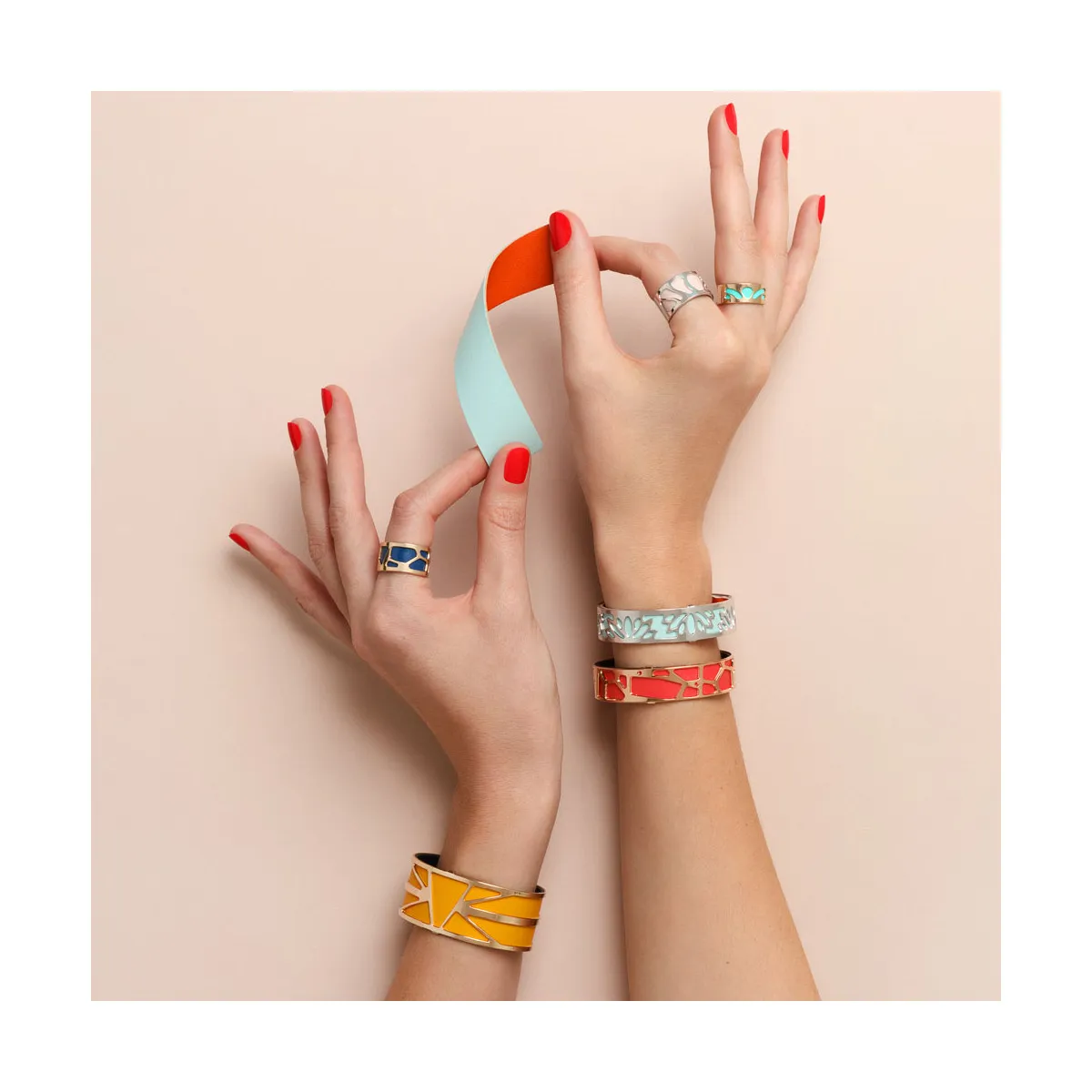 BRAZALETE LES GEORGETTES PERROQUET PLATA  702744416