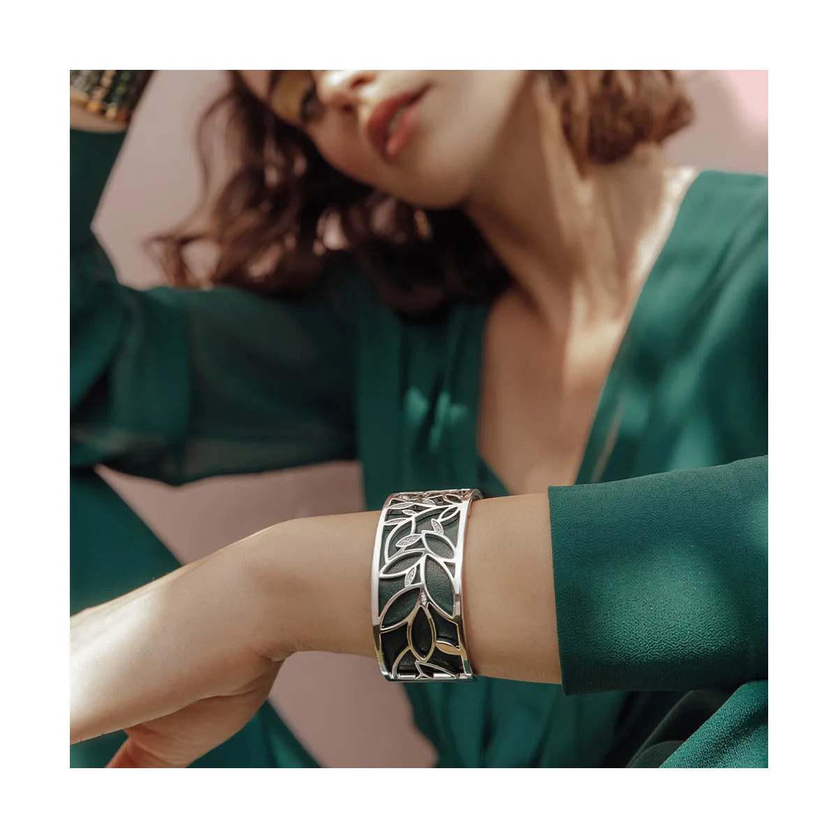 BRAZALETE LES GEORGETTES PERROQUET PLATA  702744416