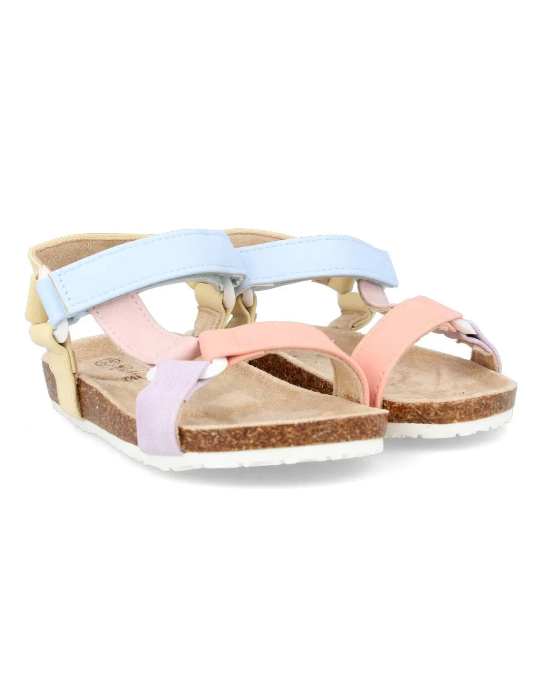 BUBBLE KIDS  SANDALIA BIO VELCRO MULTICOLOR