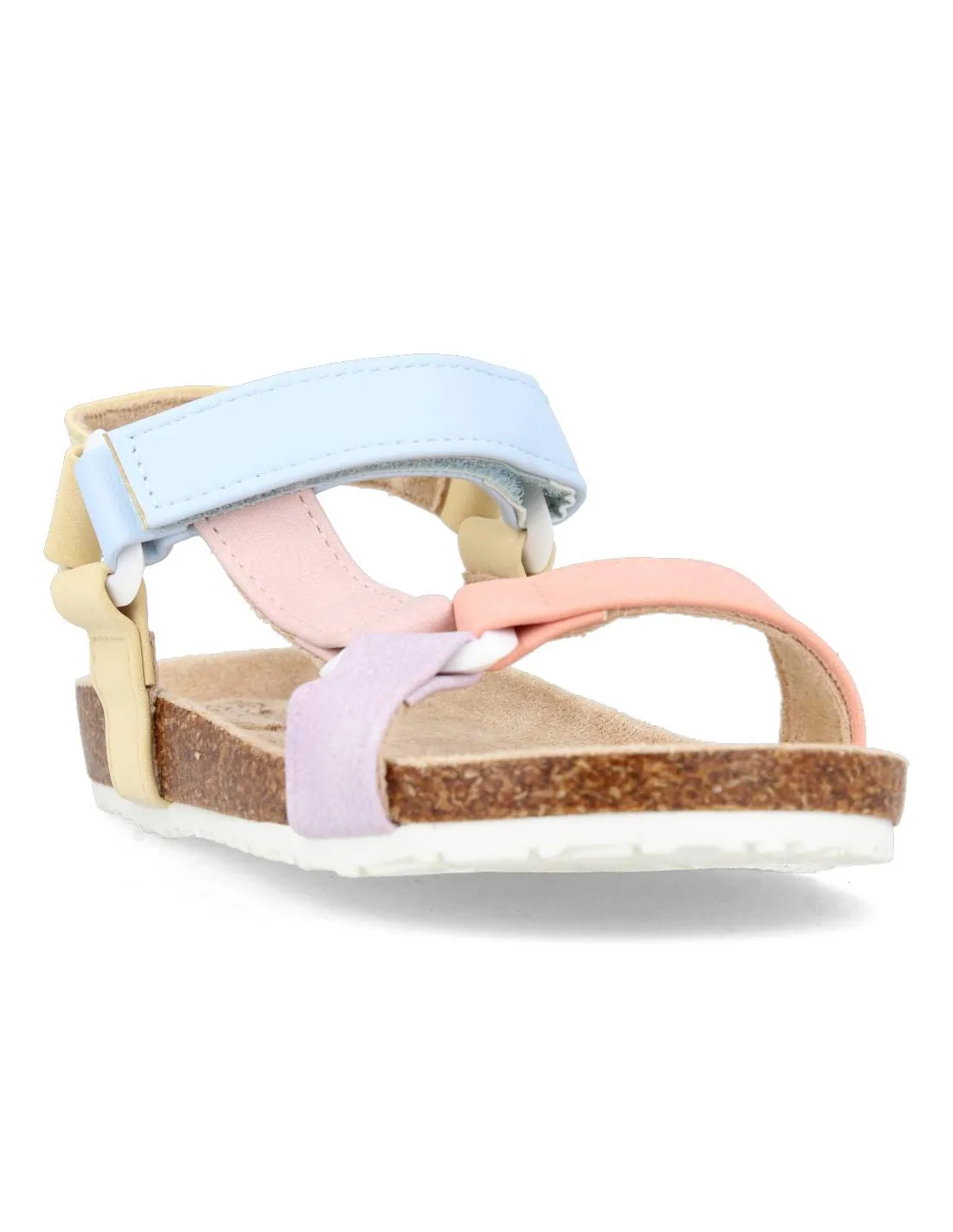 BUBBLE KIDS  SANDALIA BIO VELCRO MULTICOLOR