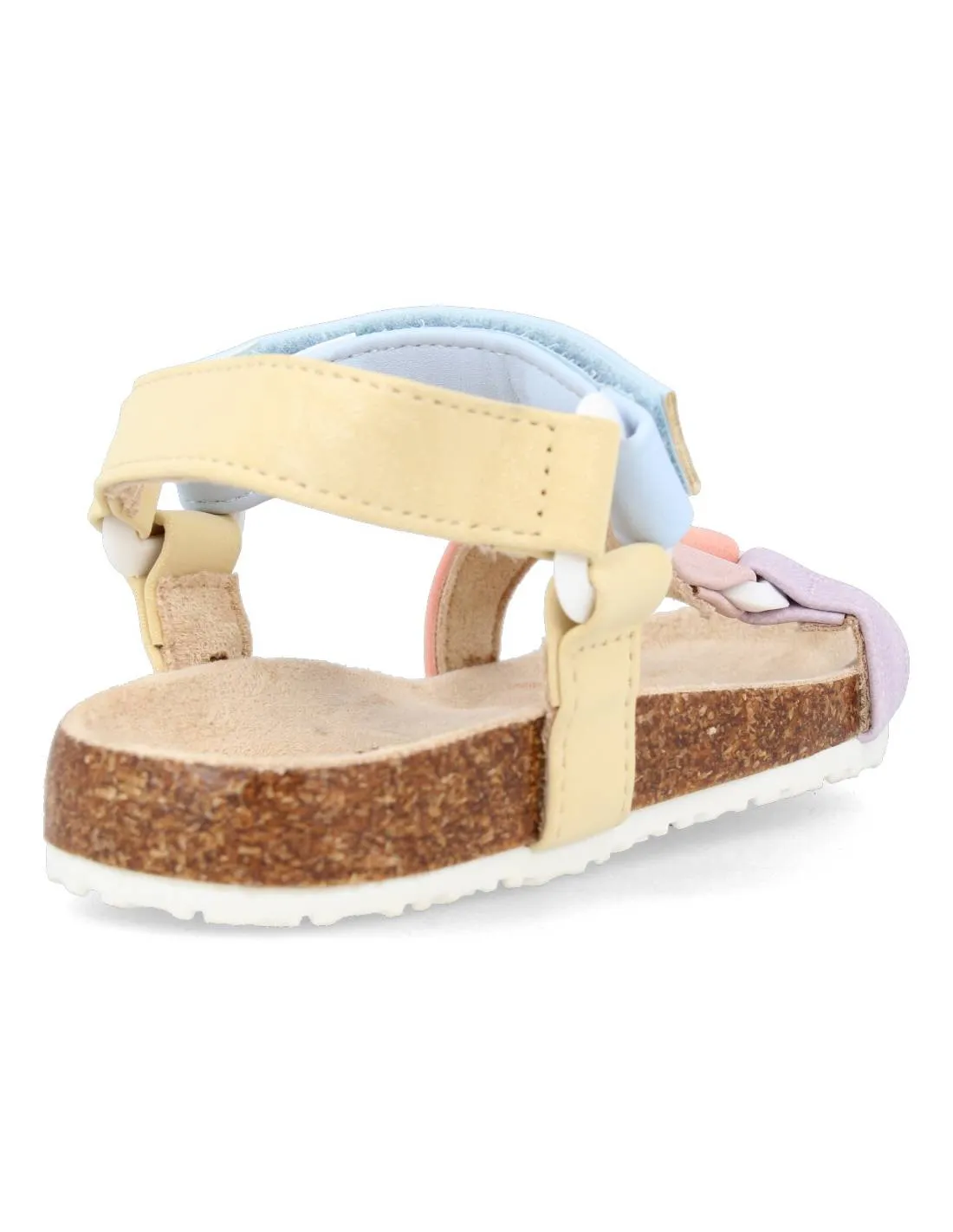 BUBBLE KIDS  SANDALIA BIO VELCRO MULTICOLOR