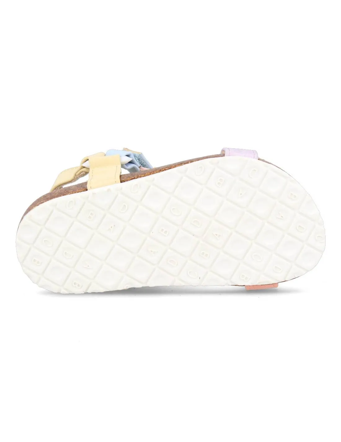 BUBBLE KIDS  SANDALIA BIO VELCRO MULTICOLOR