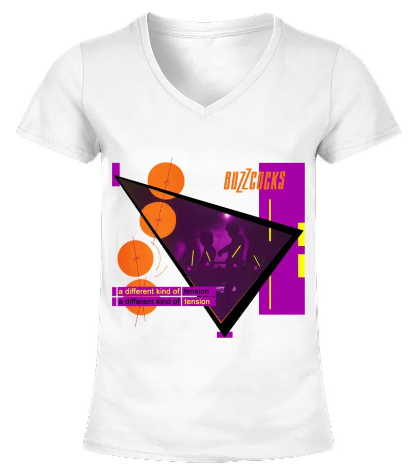 Buzzcocks WT (14) Camiseta cuello pico Mujer