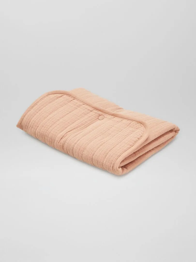 CAMBIADOR PORTáTIL DE GASA DE ALGODóN  BEIGE