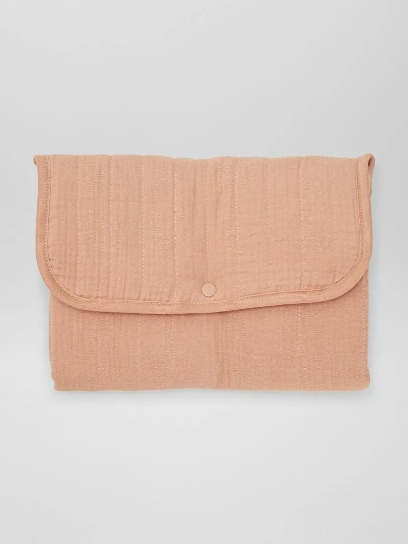 CAMBIADOR PORTáTIL DE GASA DE ALGODóN  BEIGE