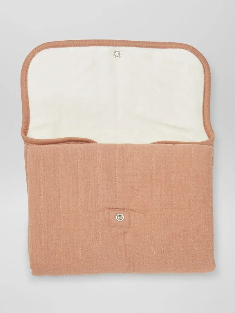 CAMBIADOR PORTáTIL DE GASA DE ALGODóN  BEIGE