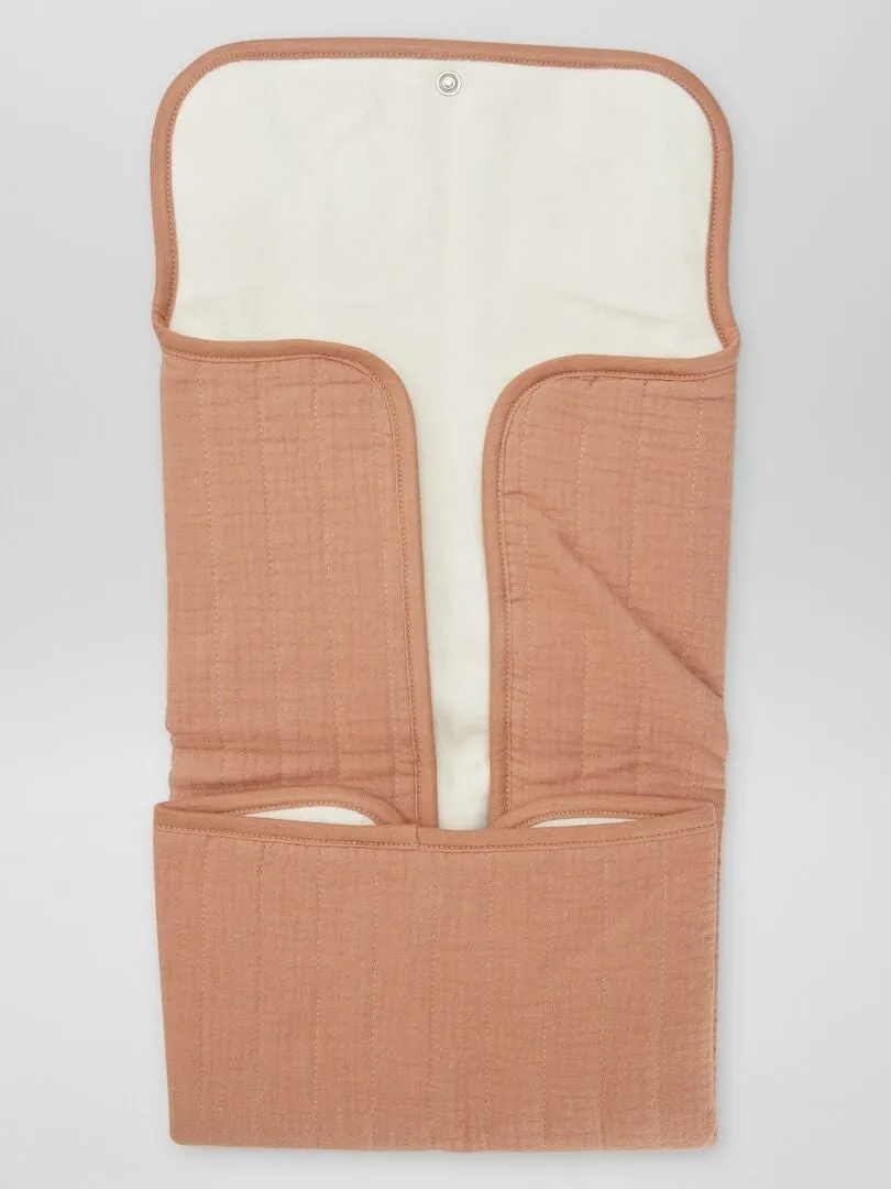 CAMBIADOR PORTáTIL DE GASA DE ALGODóN  BEIGE