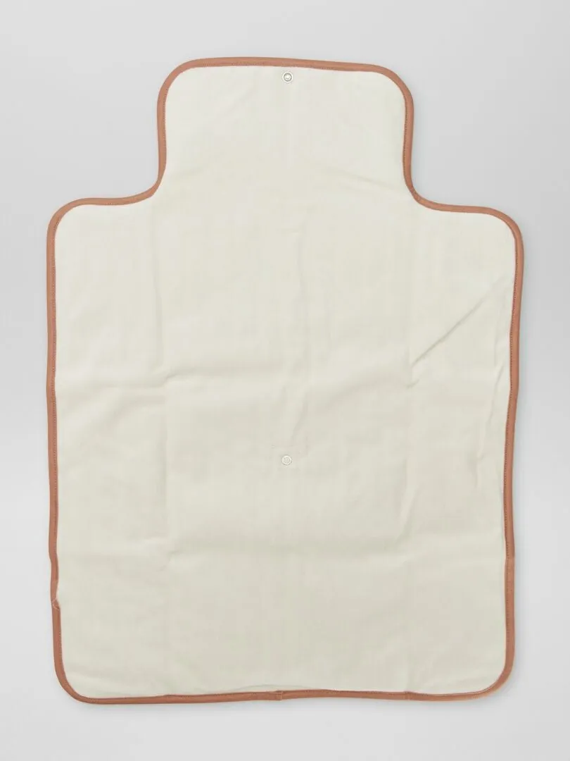 CAMBIADOR PORTáTIL DE GASA DE ALGODóN  BEIGE