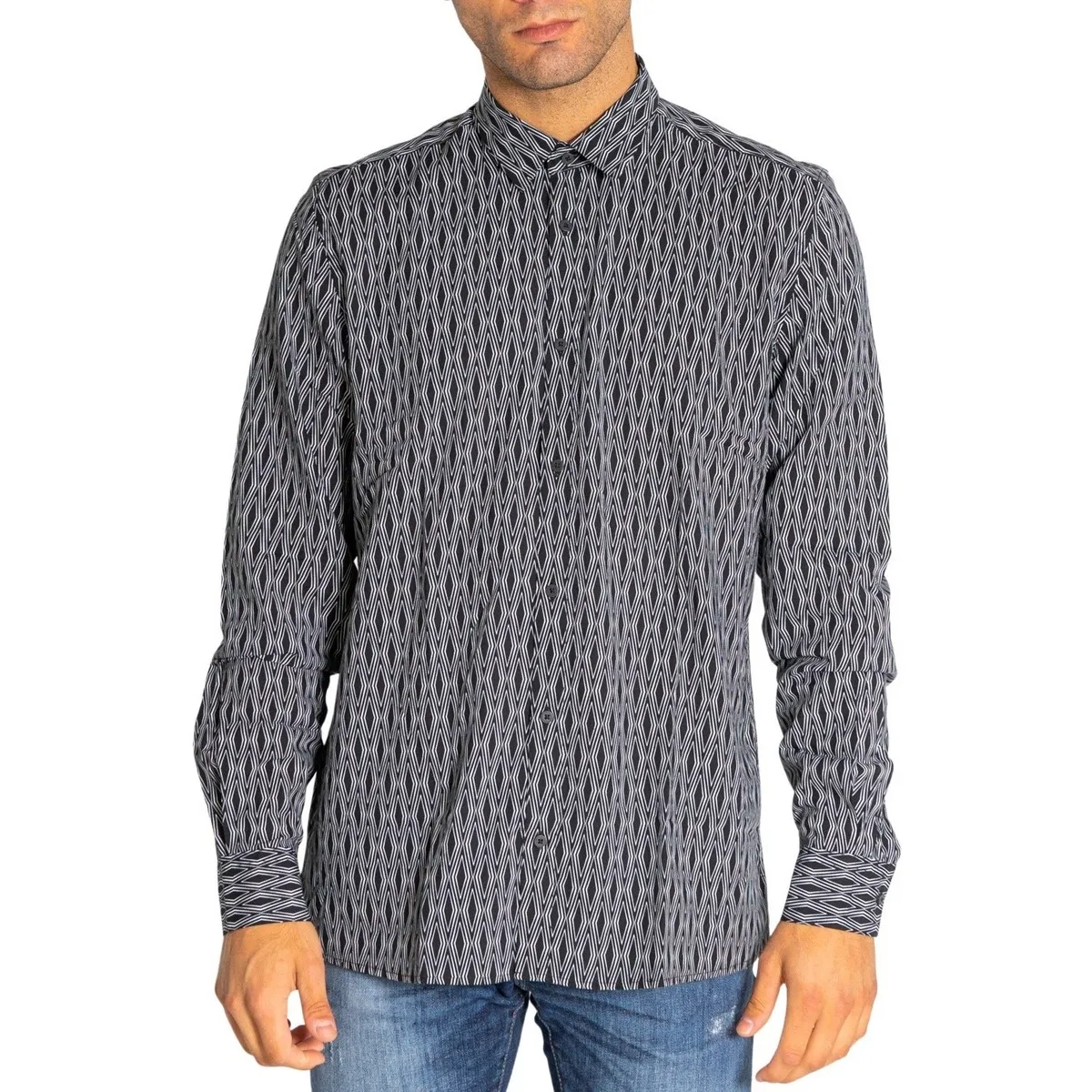 CAMICIA STRAIGHT FIT IN TESSUT MMSL00614FA430498