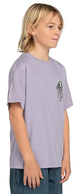 CAMISA ELEMENT ANGRY CLOUDS  LAVENDER GRAY  UNISEX JUNIOR