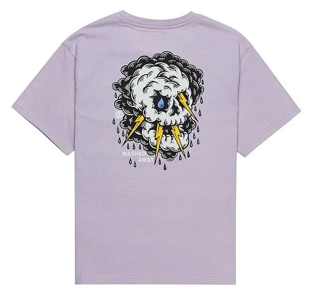 CAMISA ELEMENT ANGRY CLOUDS  LAVENDER GRAY  UNISEX JUNIOR