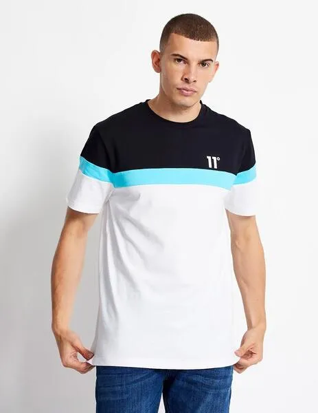 CAMISETA 11º TRIPLE PANEL WHITE / BLACK / CAPR