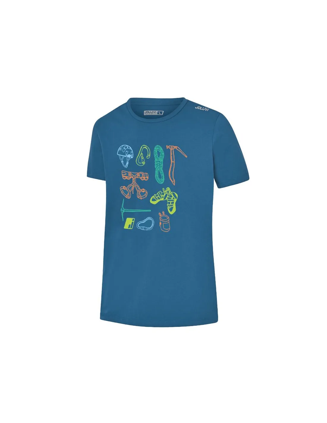 Camiseta de Montaña Joluvi Climbing Elements Azul