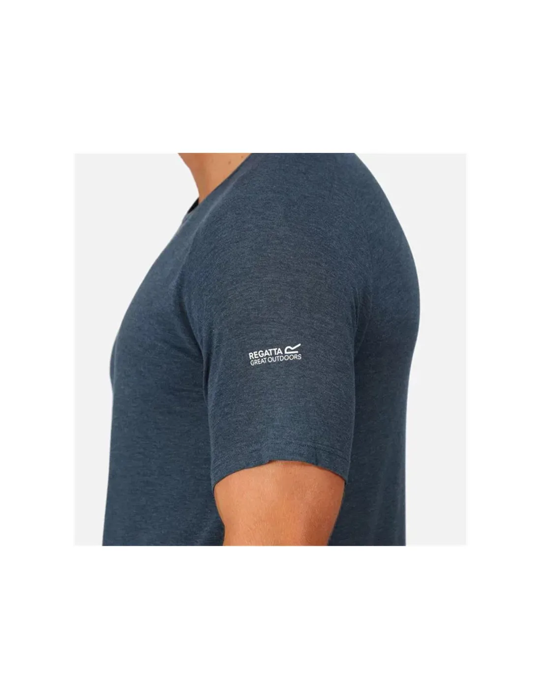 Camiseta de Montaña Regatta Ambulo Blue Wing Hombre