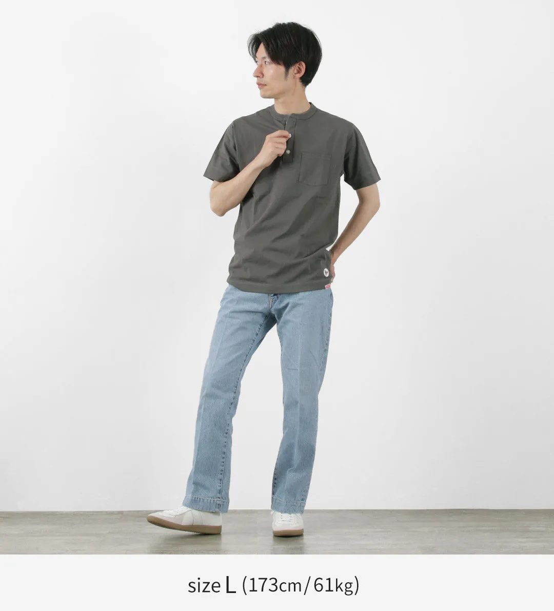Camiseta de Neck Henley Felco / Pocket Henley