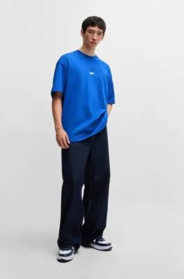 Camiseta de punto de algodón con logo del tema de la nueva temporada